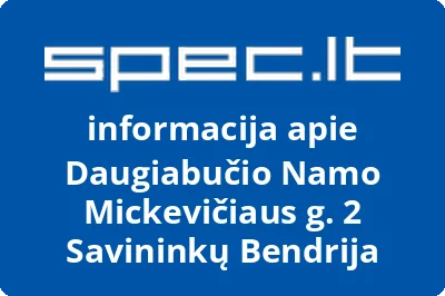 Daugiabučio Namo Mickevičiaus g. 2 Savininkų Bendrija