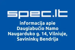 Daugiabučio Namo Naugarduko g. 14, Vilniuje, Savininkų Bendrija iliustracija