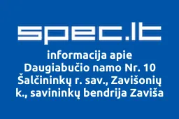 Daugiabučio namo Nr. 10 Šalčininkų r. sav., Zavišonių k., savininkų bendrija Zaviša iliustracija