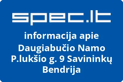 Daugiabučio Namo P.lukšio g. 9 Savininkų Bendrija