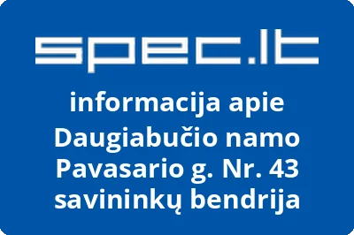 Daugiabučio namo Pavasario g. Nr. 43 savininkų bendrija