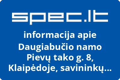 Daugiabučio namo Pievų tako g. 8, Klaipėdoje, savininkų bendrija