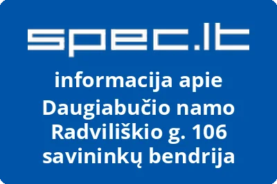 Daugiabučio namo Radviliškio g. 106 savininkų bendrija