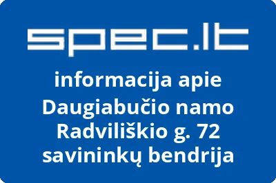Daugiabučio namo Radviliškio g. 72 savininkų bendrija