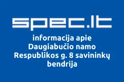 Daugiabučio namo Respublikos g. 8 savininkų bendrija | spec.lt