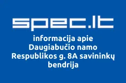 Daugiabučio namo Respublikos g. 8A savininkų bendrija iliustracija