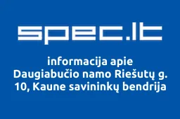 Daugiabučio namo Riešutų g. 10, Kaune savininkų bendrija | spec.lt