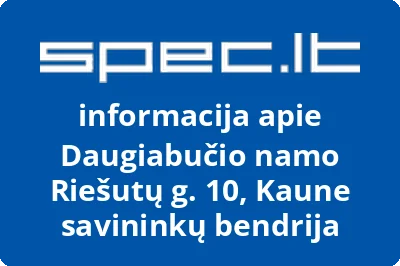 Daugiabučio namo Riešutų g. 10, Kaune savininkų bendrija