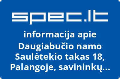 Daugiabučio namo Saulėtekio takas 18, Palangoje, savininkų bendrija