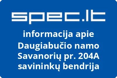 Daugiabučio namo Savanorių pr. 204A savininkų bendrija