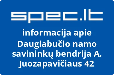 Daugiabučio namo savininkų bendrija A. Juozapavičiaus 42