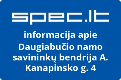 Daugiabučio namo savininkų bendrija A. Kanapinsko g. 4
