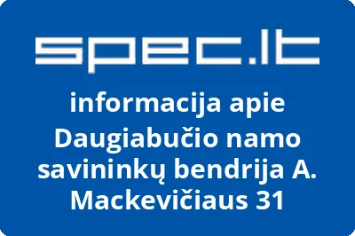 Daugiabučio namo savininkų bendrija A. Mackevičiaus 31