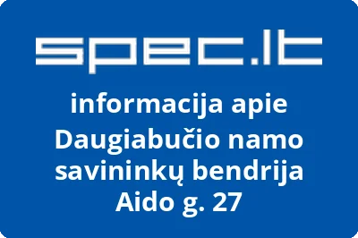 Daugiabučio namo savininkų bendrija Aido g. 27