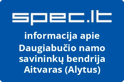 Daugiabučio namo savininkų bendrija Aitvaras (Alytus)