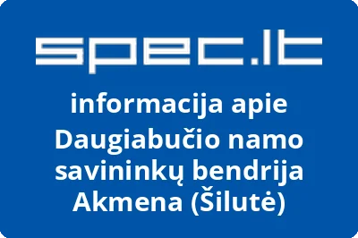 Daugiabučio namo savininkų bendrija Akmena