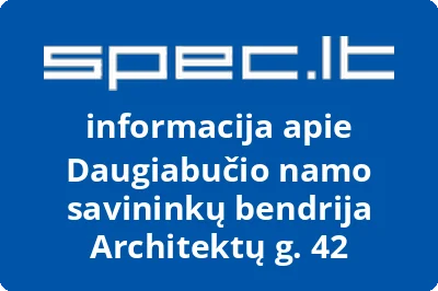 Daugiabučio namo savininkų bendrija Architektų g. 42