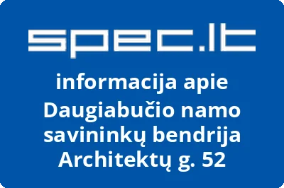 Daugiabučio namo savininkų bendrija Architektų g. 52