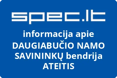 DAUGIABUČIO NAMO SAVININKŲ bendrija ATEITIS