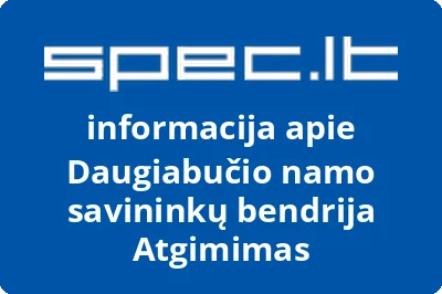 Daugiabučio namo savininkų bendrija Atgimimas