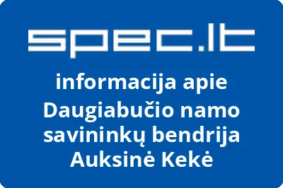 Daugiabučio namo savininkų bendrija Auksinė Kekė