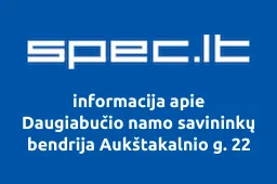 Daugiabučio namo savininkų bendrija Aukštakalnio g. 22