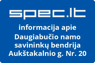 Daugiabučio namo savininkų bendrija Aukštakalnio g. Nr. 20