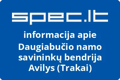 Daugiabučio namo savininkų bendrija Avilys