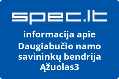 Daugiabučio namo savininkų bendrija Ąžuolas3