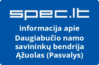 Daugiabučio namo savininkų bendrija Ąžuolas (Pasvalys) | spec.lt