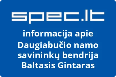 Daugiabučio namo savininkų bendrija Baltasis Gintaras