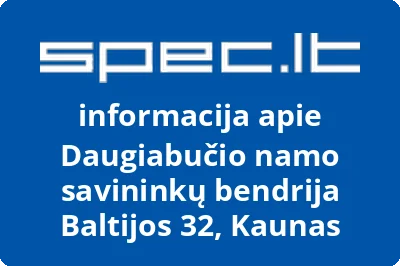 Daugiabučio namo savininkų bendrija Baltijos 32, Kaunas