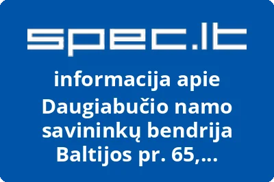 Daugiabučio namo savininkų bendrija Baltijos pr. 65, Klaipėda