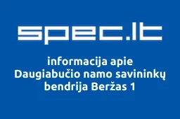 Daugiabučio namo savininkų bendrija Beržas 1 | spec.lt