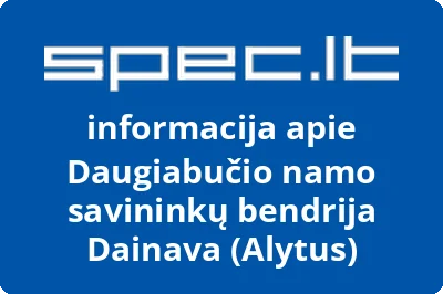 Daugiabučio namo savininkų bendrija Dainava