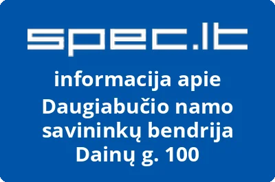 Daugiabučio namo savininkų bendrija Dainų g. 100