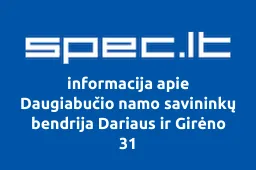 Daugiabučio namo savininkų bendrija Dariaus ir Girėno 31