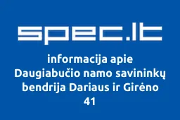 Daugiabučio namo savininkų bendrija Dariaus ir Girėno 41