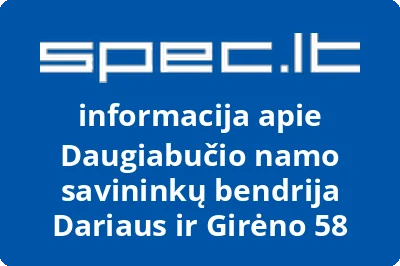 Daugiabučio namo savininkų bendrija Dariaus ir Girėno 58