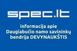 Daugiabučio namo savininkų bendrija DEVYNAUKŠTIS | spec.lt