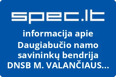 Daugiabučio namo savininkų bendrija DNSB M. VALANČIAUS G. 12