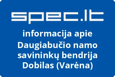 Daugiabučio namo savininkų bendrija Dobilas