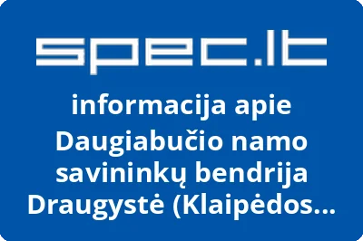 Daugiabučio namo savininkų bendrija Draugystė