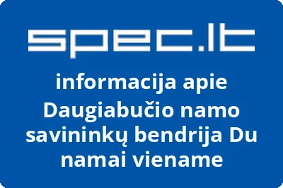 Daugiabučio namo savininkų bendrija Du namai viename