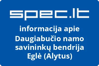 Daugiabučio namo savininkų bendrija Eglė (Alytus)