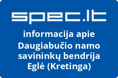 Daugiabučio namo savininkų bendrija Eglė