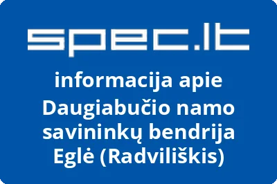 Daugiabučio namo savininkų bendrija Eglė (Radviliškis)