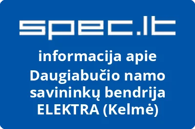 Daugiabučio namo savininkų bendrija ELEKTRA (Kelmė)