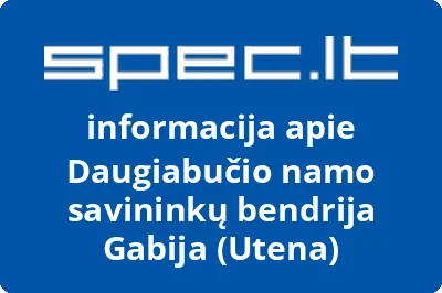 Daugiabučio namo savininkų bendrija Gabija (Utena)