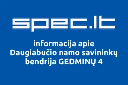 Daugiabučio namo savininkų bendrija GEDMINŲ 4 | spec.lt